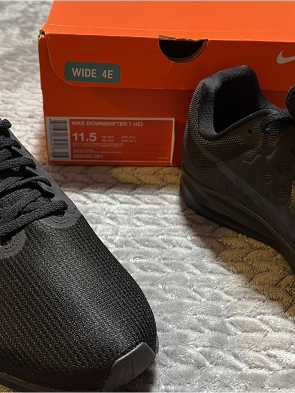 Nike Men’s Black Athletic Downshifter Running Shoes